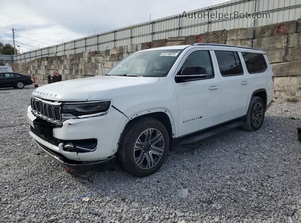 1C4SJSBP2PS563674 2023 JEEP WAGONEER Белый Передняя левая четверть