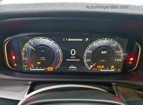 1C4SJSBP4RS117920 2024 JEEP WAGONEER Черный Вид щитка приборов
