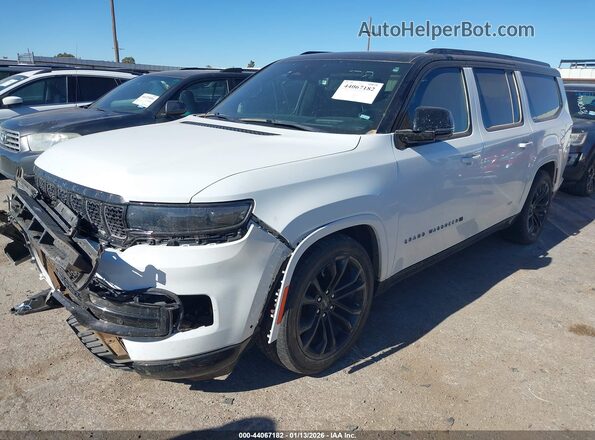 1C4SJSFPXRS120816 2024 JEEP GRAND WAGONEER L White Առջևի ձախ երեք քառորդ տեսարան
