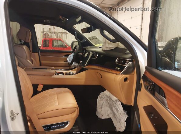 1C4SJSGPXRS153443 2024 JEEP GRAND WAGONEER L White Вид салону спереду