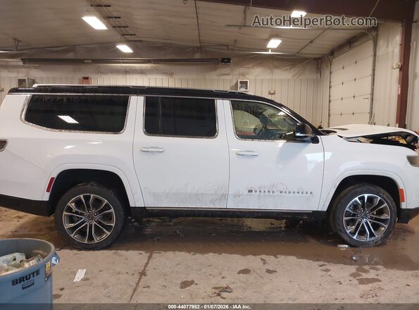 1C4SJSGPXRS153443 2024 JEEP GRAND WAGONEER L White Вид щитка приладів