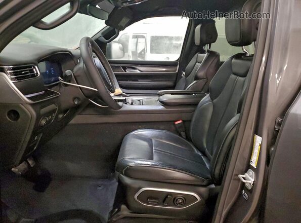 1C4SJVAT5PS543144 2023 JEEP WAGONEER Gray Vista interior delantera