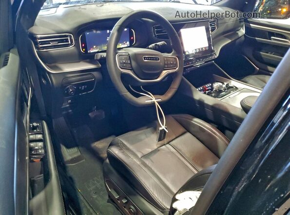 1C4SJVBPXSS520663 2025 JEEP WAGONEER Black Widok deski rozdzielczej