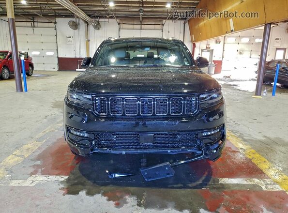 1C4SJVBPXSS520663 2025 JEEP WAGONEER Black Widok z przodu
