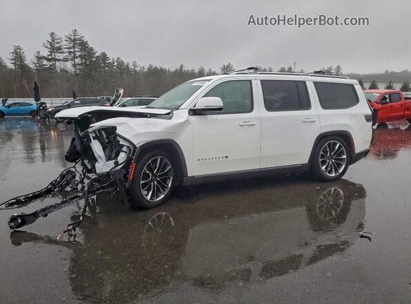1C4SJVDT4NS106910 2022 JEEP WAGONEER Белый Передняя левая четверть
