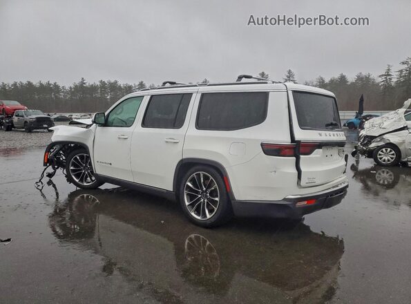 1C4SJVDT4NS106910 2022 JEEP WAGONEER Белый Задняя левая четверть