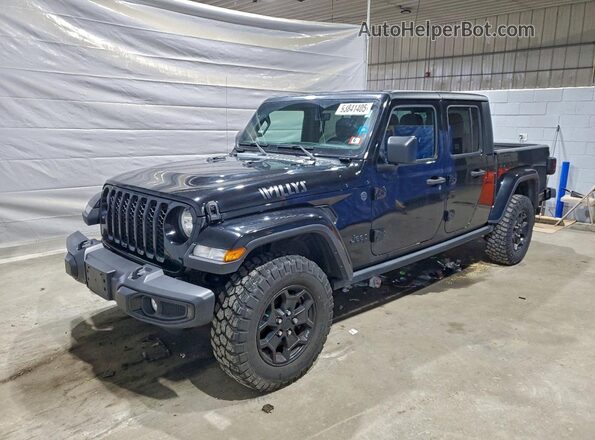 1C6HJTAG0PL534564 2023 JEEP GLADIATOR Black Vista tres cuartos delantera izquierda