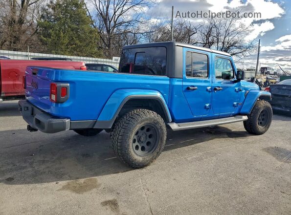 1C6HJTAG4PL589194 2023 JEEP GLADIATOR Blue Trasero derecho