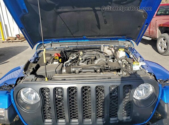 1C6HJTAG4PL589194 2023 JEEP GLADIATOR Blue Vista interior trasera