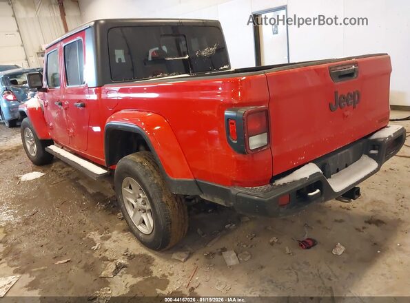 1C6HJTAG5ML503838 2021 JEEP GLADIATOR Красный Задняя левая четверть
