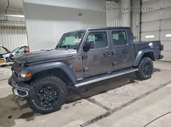1C6HJTAG8PL577663 2023 JEEP GLADIATOR Charcoal Передня ліва чверть