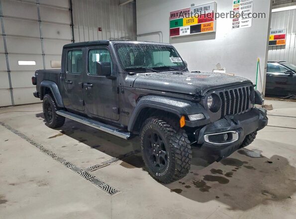 1C6HJTAG8PL577663 2023 JEEP GLADIATOR Charcoal Передня права чверть