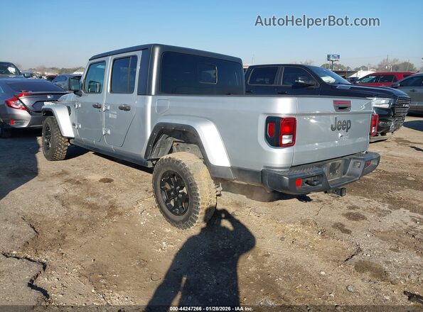 1C6HJTAG9PL517469 2023 JEEP GLADIATOR Silver Rear left
