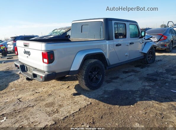 1C6HJTAG9PL517469 2023 JEEP GLADIATOR Silver Rear right