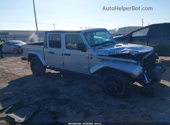 1C6HJTAG9PL517469 2023 JEEP GLADIATOR Silver Rear interior view