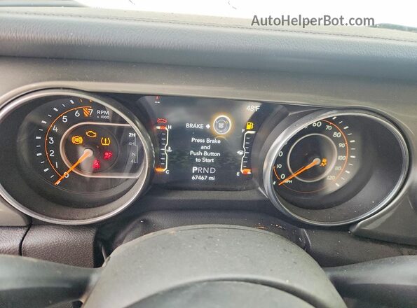 1C6HJTFG3PL507268 2023 JEEP GLADIATOR Белый Вид щитка приборов