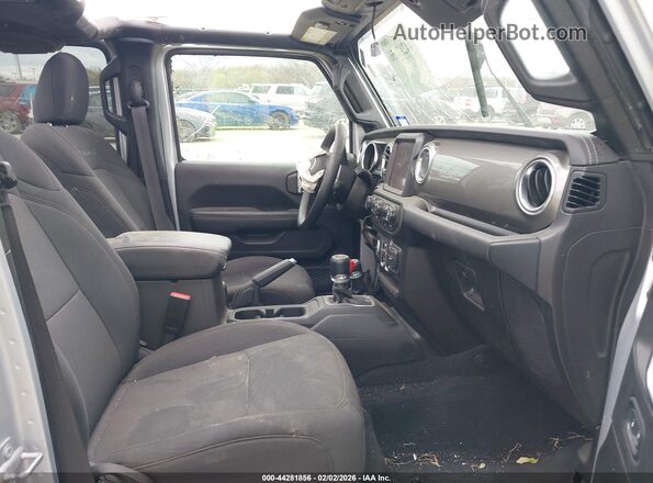 1C6HJTFG4PL532194 2023 JEEP GLADIATOR Silver Vista interior delantera