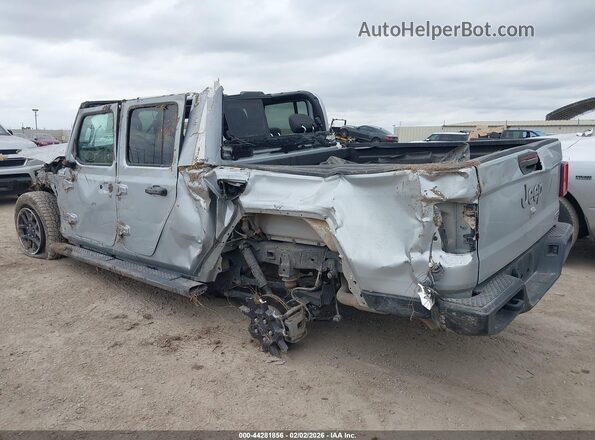 1C6HJTFG4PL532194 2023 JEEP GLADIATOR Silver Trasero izquierdo