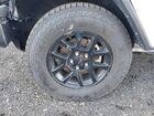 2023 Jeep Gladiator Overland Silver vin: 1C6HJTFG7PL564248 Damage: Left Front Wheel, Curb Rash, > 12 Inches