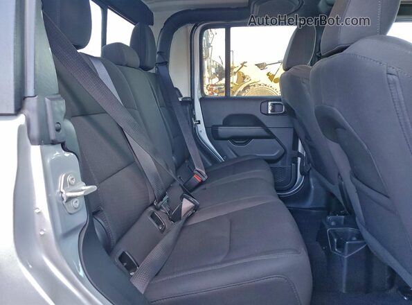 1C6HJTFG7PL564248 2023 JEEP GLADIATOR Silver Widok tylnych siedzeń