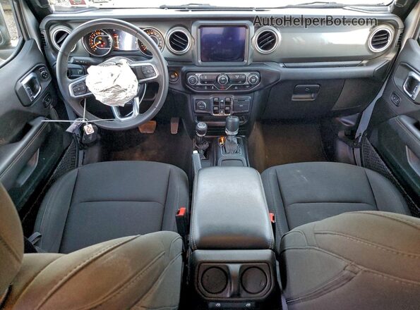 1C6HJTFG7PL564248 2023 JEEP GLADIATOR Silver Widok deski rozdzielczej