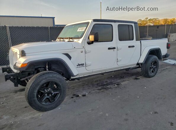 1C6JJTAG2ML575467 2021 JEEP GLADIATOR White Vista tres cuartos delantera izquierda