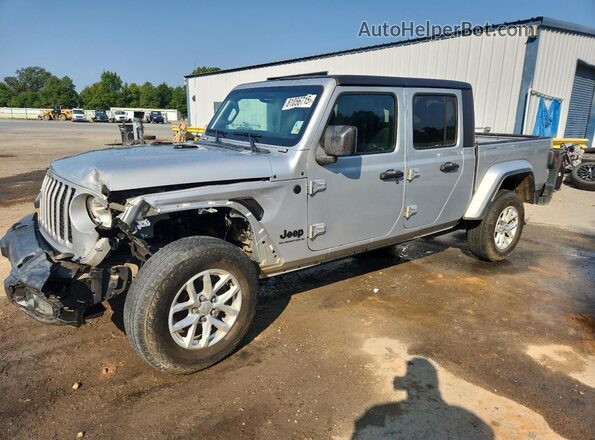 1C6JJTAG8PL565515 2023 JEEP GLADIATOR Silver Przód lewy