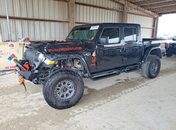 1C6JJTEG2PL556299 2023 JEEP GLADIATOR Черный Передняя левая четверть