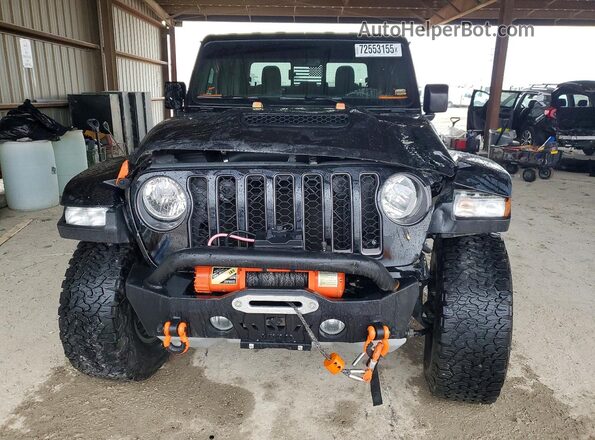 1C6JJTEG2PL556299 2023 JEEP GLADIATOR Черный Вид спереди