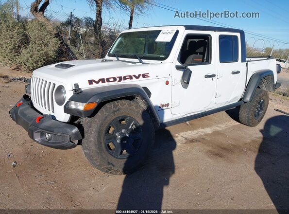 1C6JJTEG7ML596311 2021 JEEP GLADIATOR Белый Передняя левая четверть