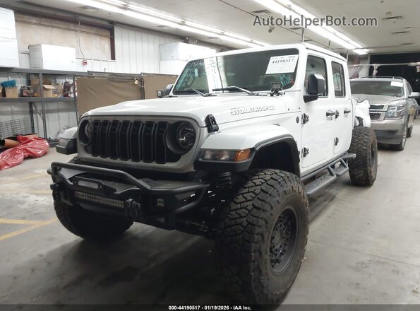1C6PJTAG4SL505220 2025 JEEP GLADIATOR Белый Передняя левая четверть