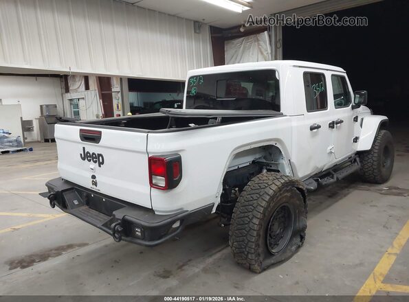 1C6PJTAG4SL505220 2025 JEEP GLADIATOR Белый Задняя правая четверть