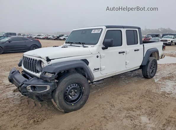 1C6PJTAG8SL508105 2025 JEEP GLADIATOR White Передня ліва чверть