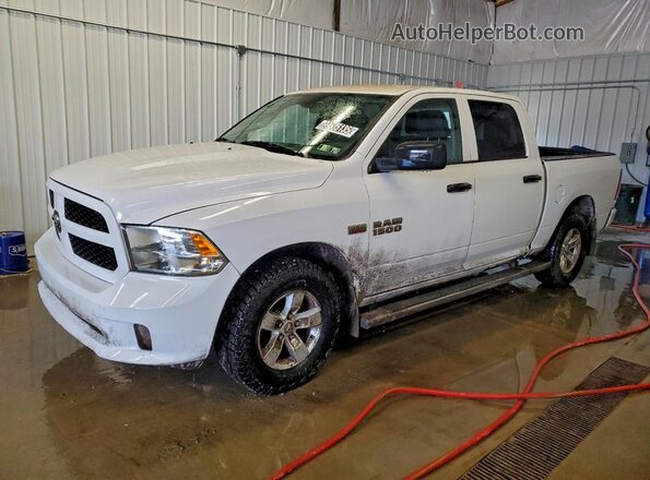 1C6RR7KT3JS202647 2018 RAM 1500 Белый Передняя левая четверть