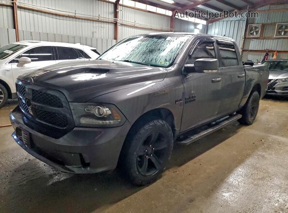 1C6RR7MT7JS267420 2018 RAM 1500 Gray წინა მარცხენა ხედი სამი მეოთხედიდან