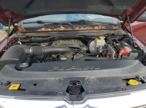 1C6RREGT9KN558646 2019 RAM 1500 Бордовый Вид задней части салона