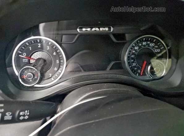 1C6RRFFG9SN547981 2025 RAM 1500 Черный Вид щитка приборов
