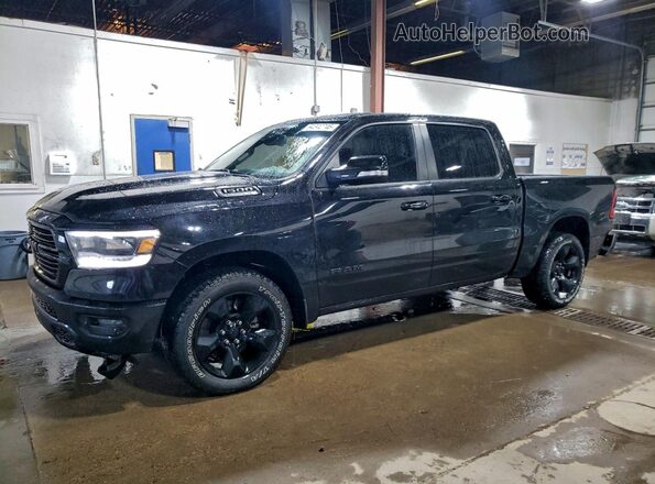 1C6SRFFT6KN730866 2019 RAM 1500 Черный Передняя левая четверть