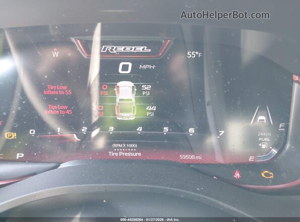 1C6SRFLPXSN618420 2025 RAM 1500 White Հետևի նստատեղերի տեսք