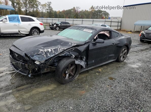 1FA6P8AM0G5288966 2016 FORD MUSTANG Black Передня ліва чверть