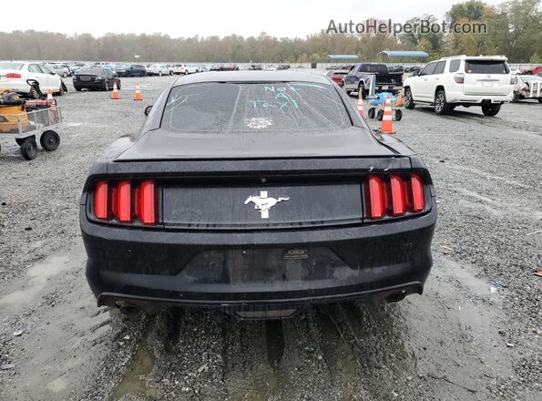1FA6P8AM0G5288966 2016 FORD MUSTANG Black Вид ззаду