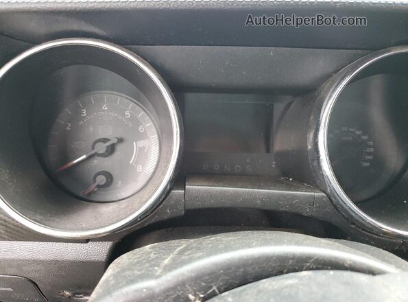 1FA6P8AM0G5288966 2016 FORD MUSTANG Black Вид щитка приладів