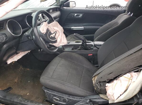 1FA6P8AM0G5288966 2016 FORD MUSTANG Black Вид салону спереду