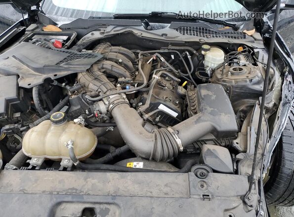 1FA6P8AM0G5288966 2016 FORD MUSTANG Black Вид задньої частини салону
