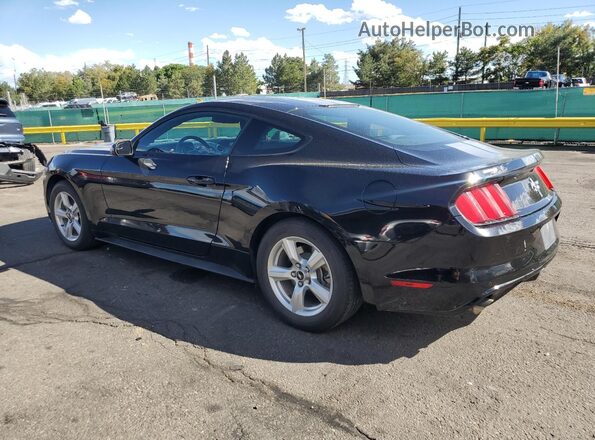 1FA6P8AM7H5346153 2017 FORD MUSTANG Черный Задняя левая четверть
