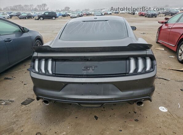1FA6P8CF1H5272145 2017 FORD MUSTANG Серый Вид сзади