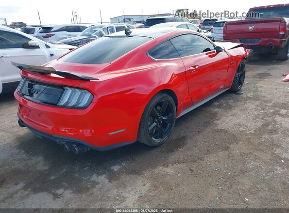 1FA6P8CF1P5304235 2023 FORD MUSTANG Красный Задняя правая четверть