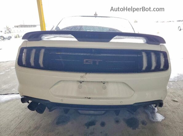 1FA6P8CF1P5307149 2023 FORD MUSTANG Белый Вид сзади