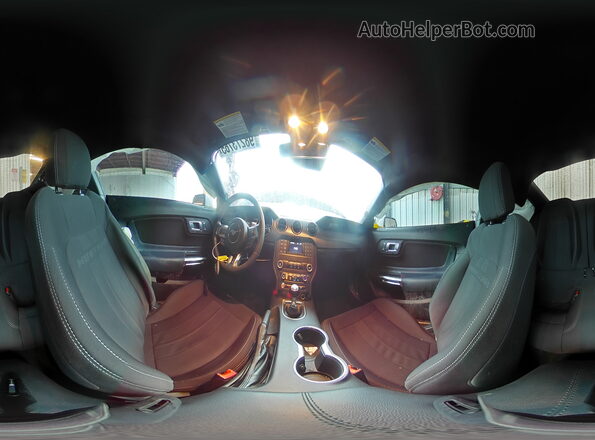 1FA6P8CF1P5307149 2023 FORD MUSTANG Белый Панорамный вид салона 360°