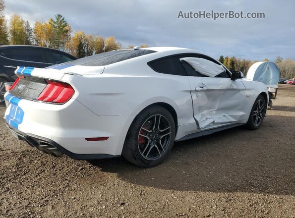 1FA6P8CF2K5162907 2019 FORD MUSTANG Белый Задняя правая четверть